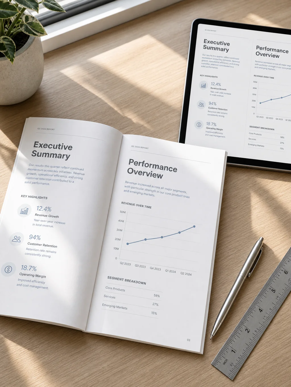 Strategic vision document for brand sustainability